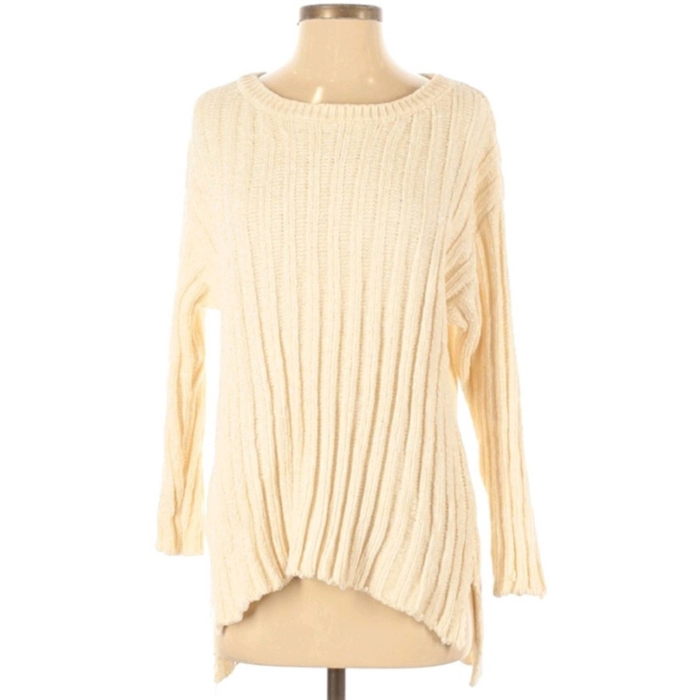 Umgee cream chenille long sleeve sweater Small